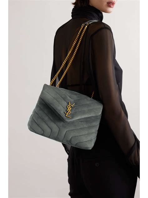 mini lou lou ysl bag|ysl small loulou suede.